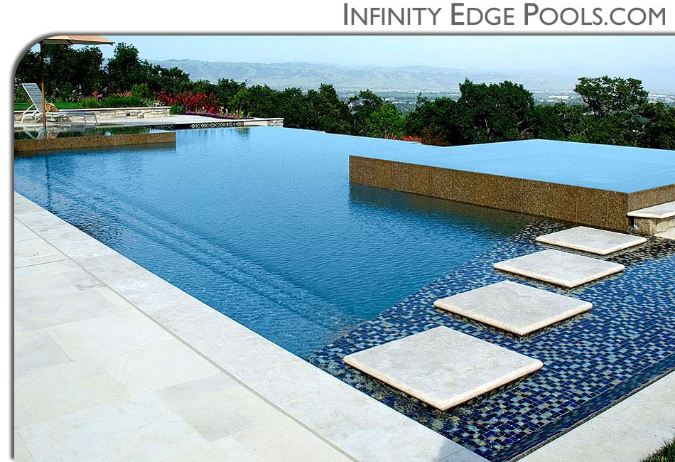 Infinity Edge Pools, Custom Swimming Pool by International Pool Designer